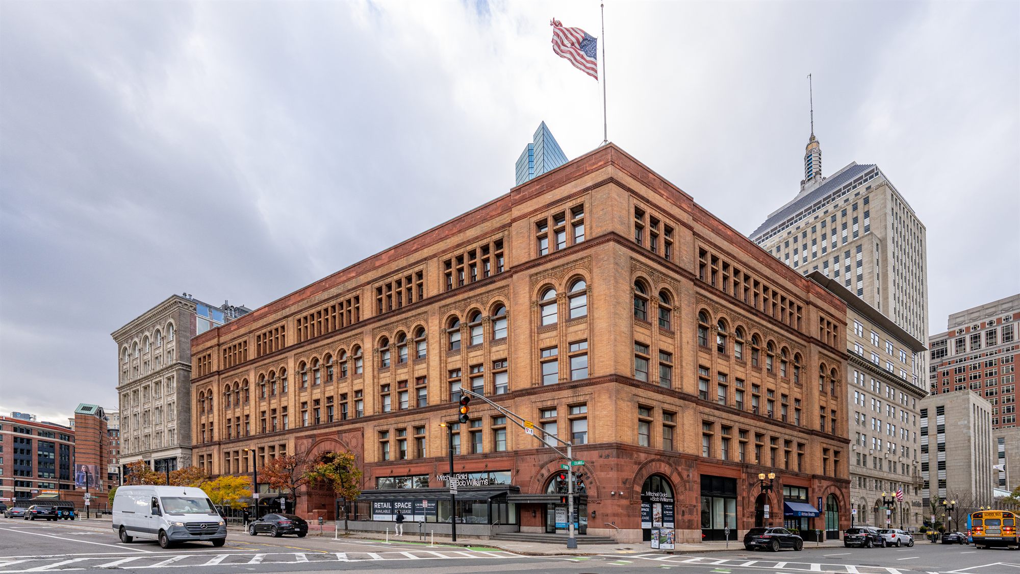 The Pledge of Allegiance Building (Youth's Companion Building) at 209 Columbus Avenue in Boston's Back Bay